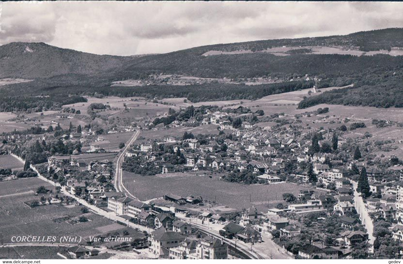 Corcelles NE Vu D'avion (10635) - Corcelles