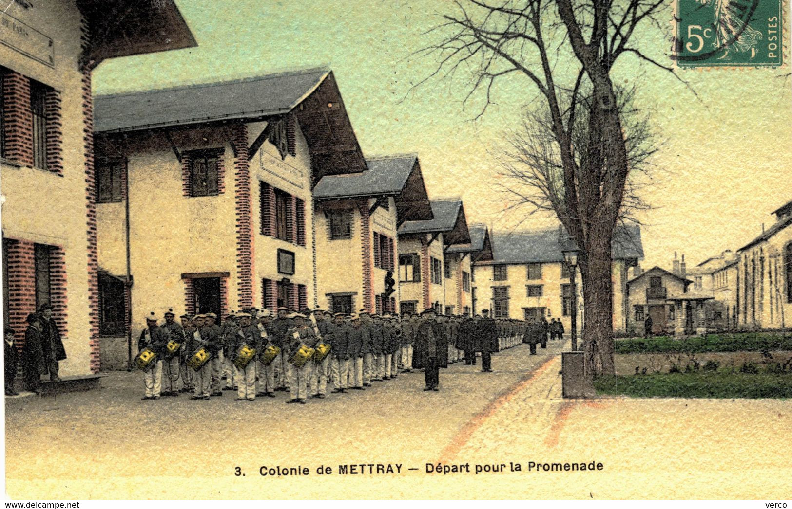 Carte POSTALE  Ancienne De METTRAY - Colonie Pénitenciaire, Départ Pour La Promenade Des Forçats - Mettray