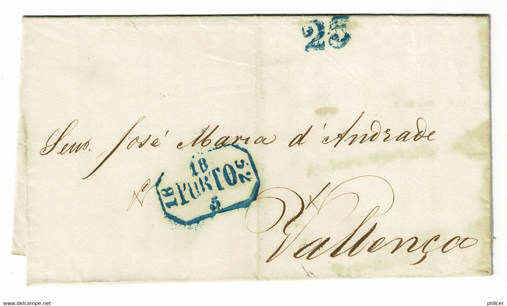 Portugal, 1852, Porto-Valença - ...-1853 Prephilately