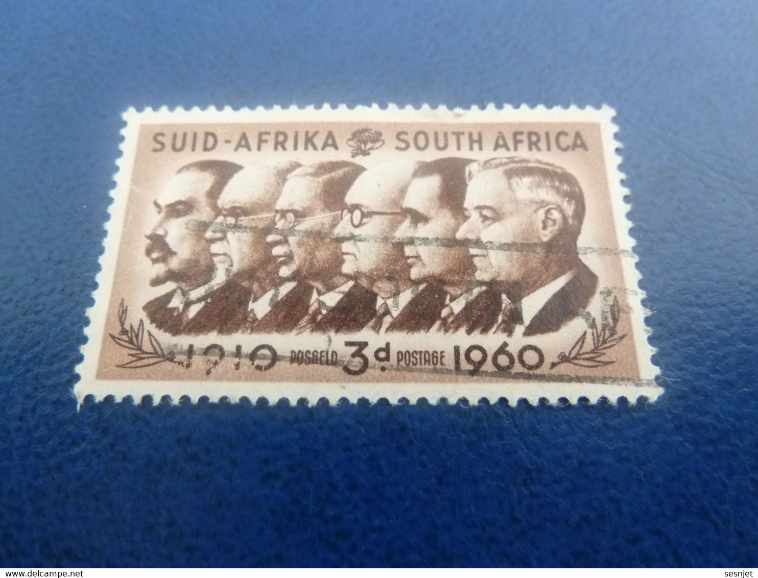 Suid-Africa - South Africa - Célébrités - 3 D. - Postage - Brun Et Brun Foncé - Oblitéré - Année 1960 - - Oblitérés