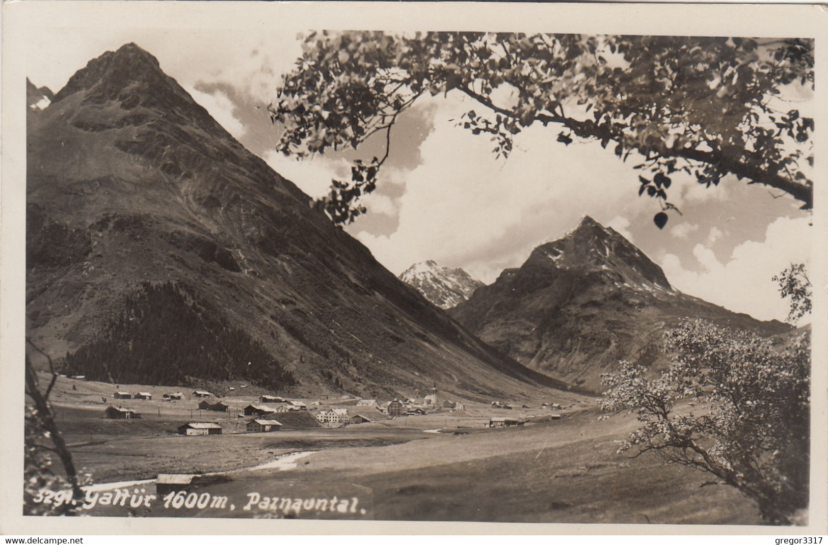 A8948) GALTÜR - Paznauntal - Tolle Alte Variante Dünn Besiedelt TOP !! 1932 - Galtür