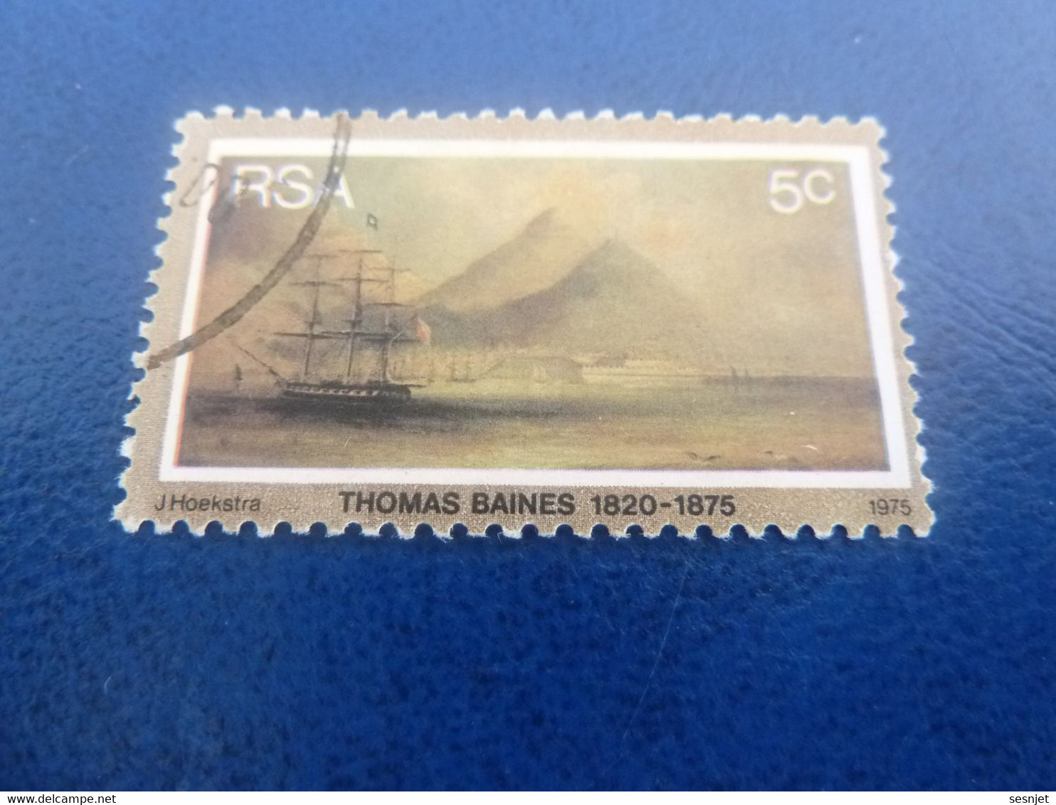 Rsa - Thomas Baines (1820-1875) - 5 C. - Multicolore - Oblitéré - Année 1975 - - Usati