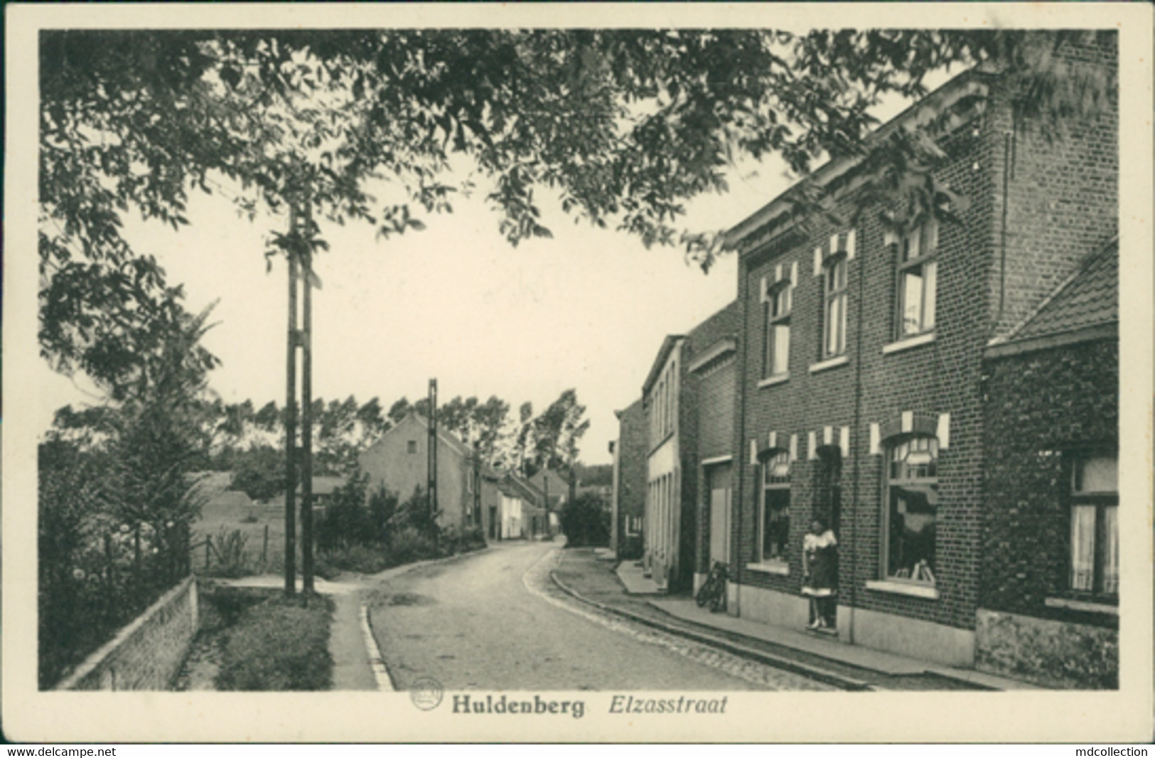 BE HULDENBERG / Elzasstraat / CARTE ANIMEE - Huldenberg