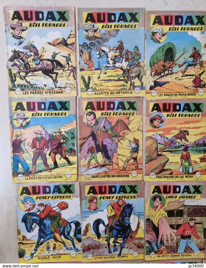 AUDAX: Lot 46 Numéros Récits Complets ARTIMA Avec Bill Tornade, Chico Juarez. - Wholesale, Bulk Lots