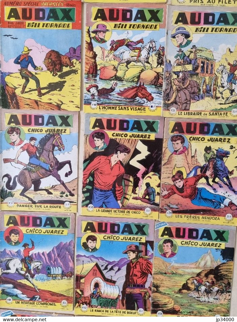 AUDAX: Lot 46 Numéros récits complets ARTIMA avec bill tornade, Chico Juarez.