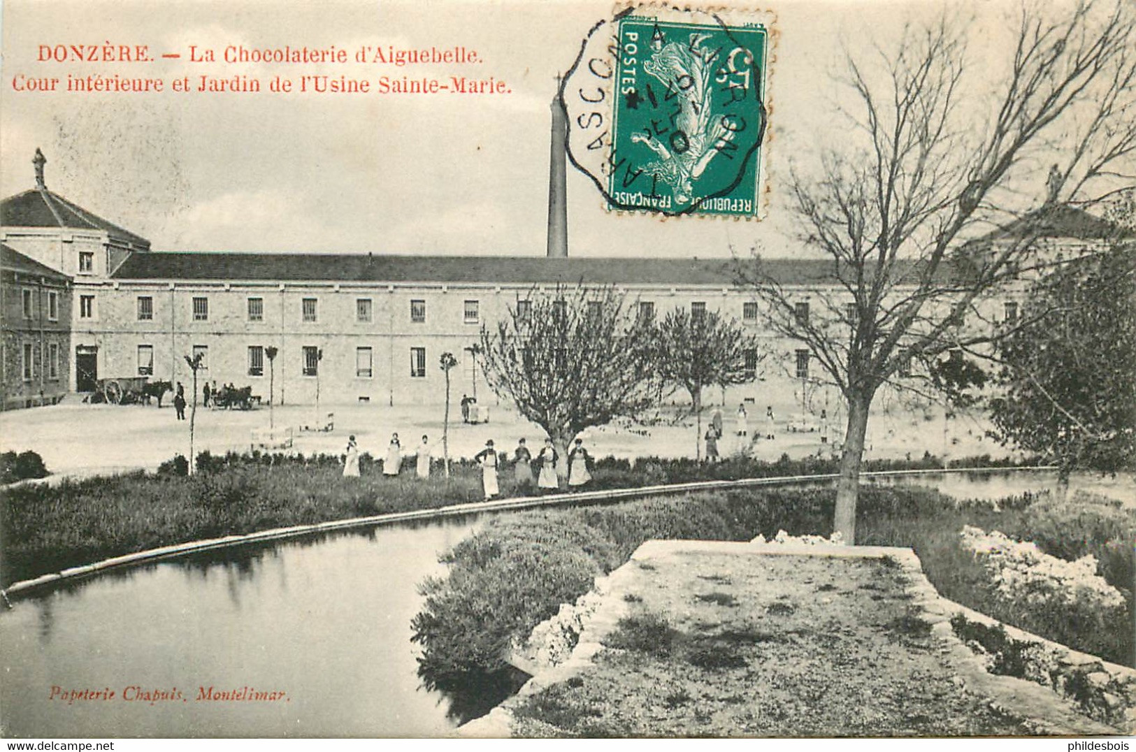 DROME  DONZERE Chocolaterie Aiguebelle Cour Intérieure - Donzere