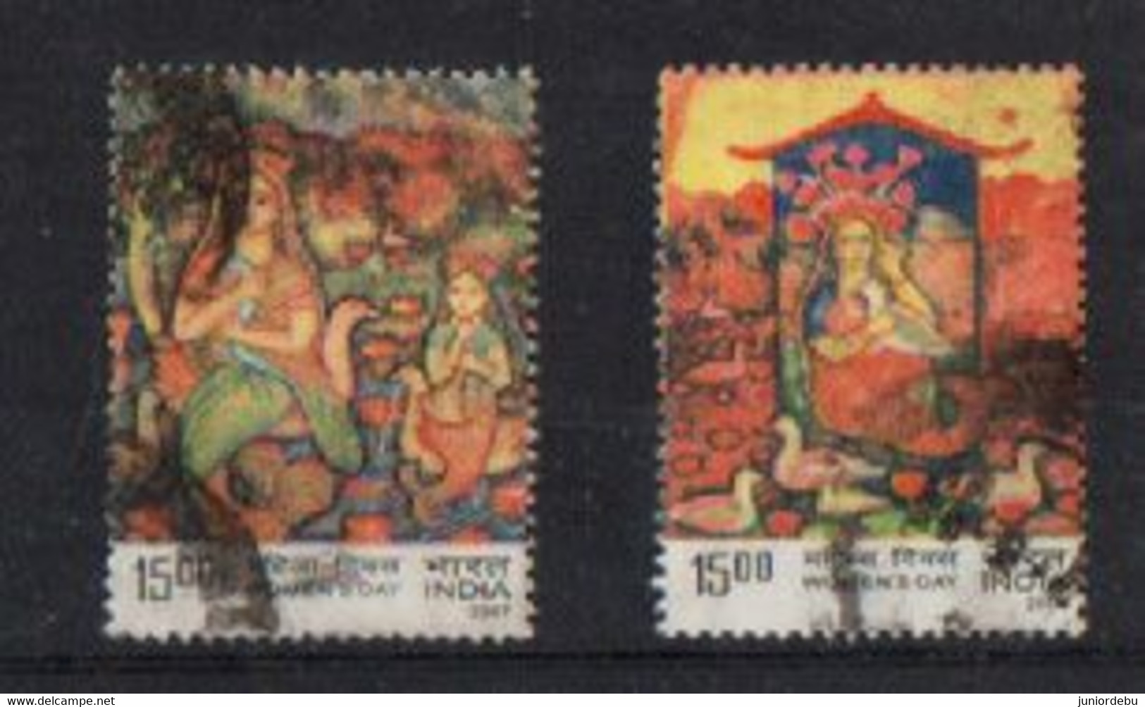 India  - 2007 -  International Women's Day - 2 HV Stamps - Used. - Used Stamps