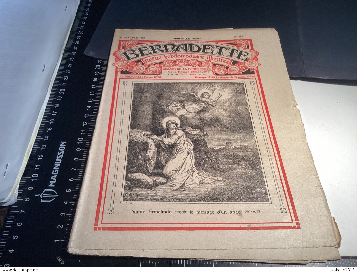 Bernadette Revue Hebdomadaire Illustrée Rare  1925 Une Journée De Luc - Bernadette