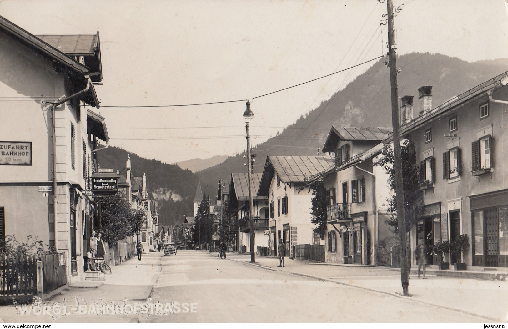 AK - Tirol - Wörgl - Bahnhofstrasse - 1936 - Wörgl