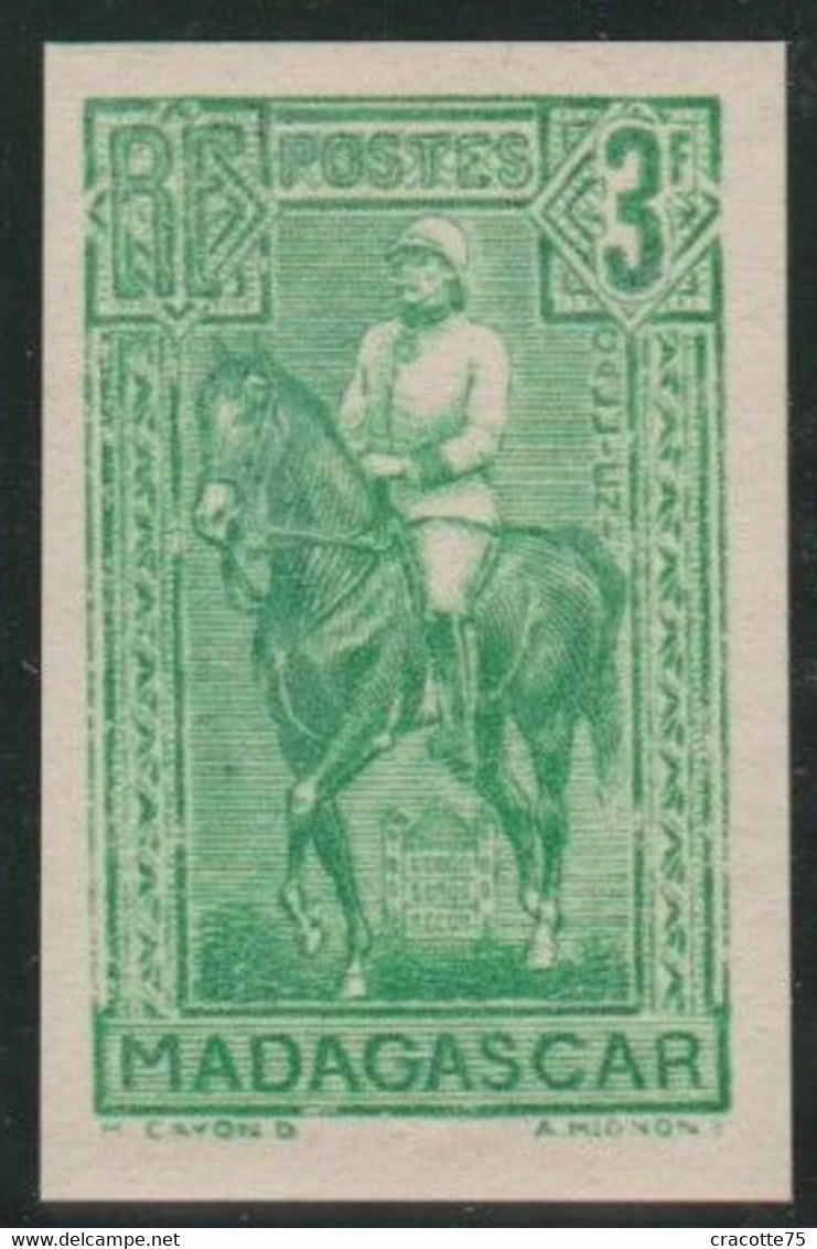 MADAGASCAR - N° 186** - GENERAL GALLIENI (1849-1916) - NON DENTELE. - Other & Unclassified