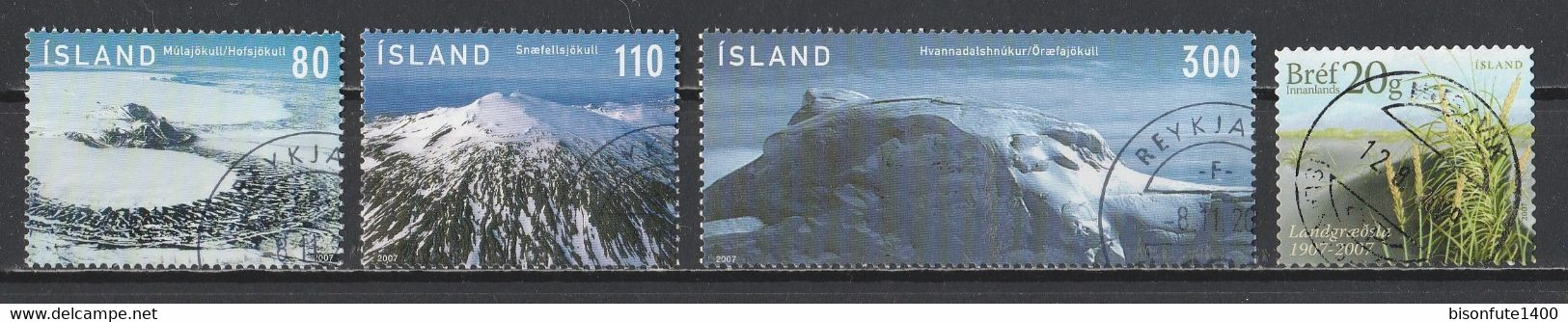 Islande 2006-2007 : Timbres Yvert & Tellier N° 1060 - 1083 - 1095 - 1096 - 1097 - 1098 - 1099 Et 1100 Oblitérés. - Oblitérés