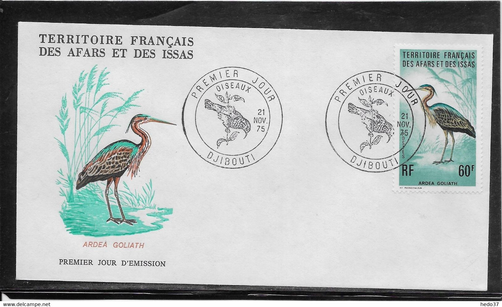 Afras Et Issas - Oiseaux - Enveloppe 1er Jour - TB - Lettres & Documents
