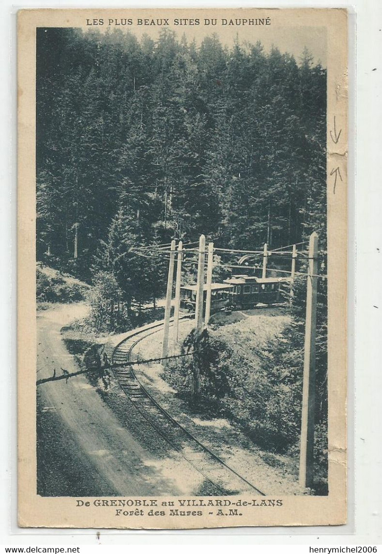 38 Isère  Ligne Tramway Tram De Grenoble Au Villard De Lans Foret Des Mures Ed Mollaret - Villard-de-Lans