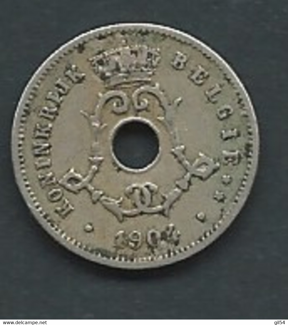 BELGIQUE 5 CENTIMES 1904    - Pic 7404 - 5 Centimes