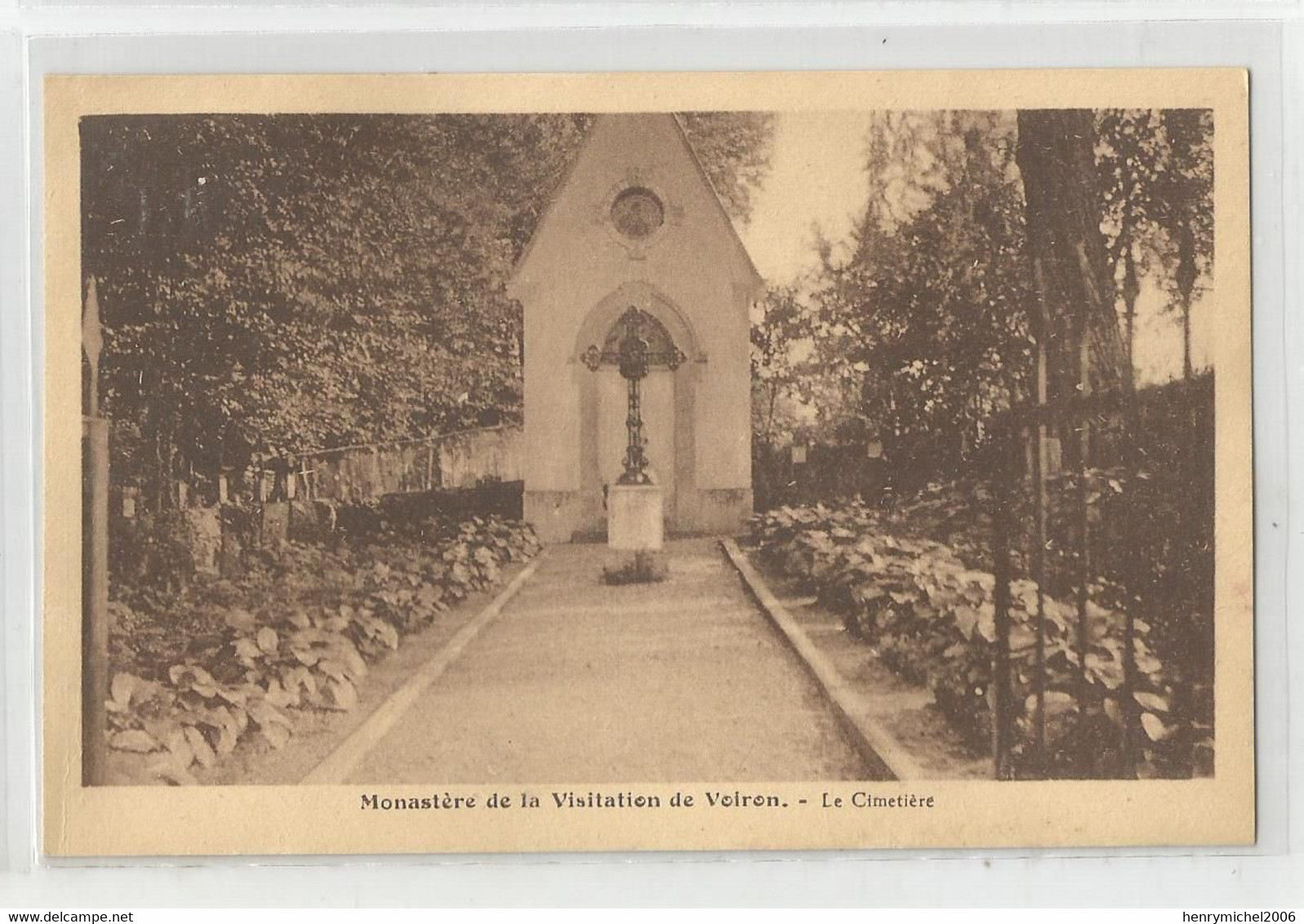 38 Isère Voiron Monastère De La Visitation Le Cimetière - Voiron