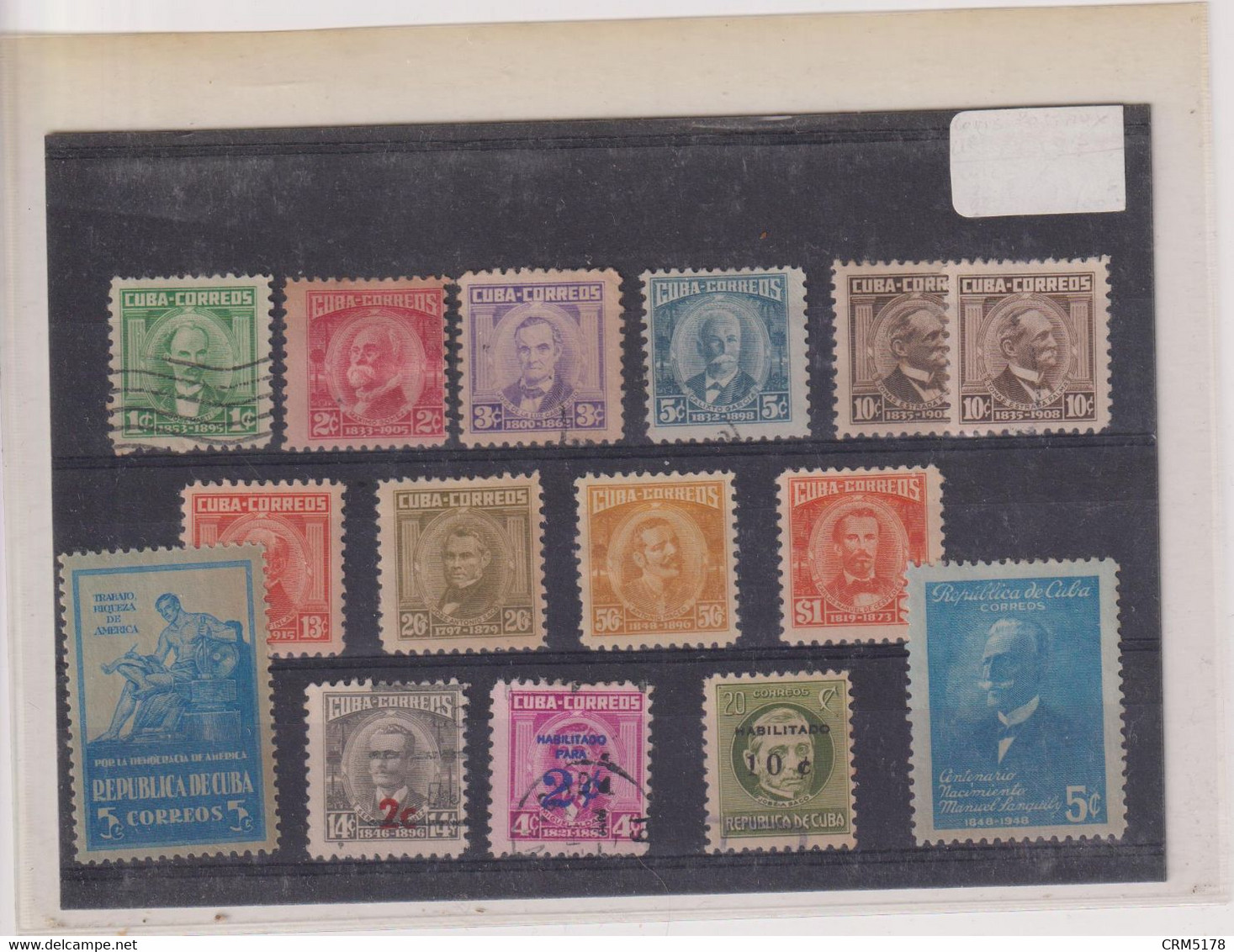 Cuba-lot Fond De Collection-OB- NSG-X- Dont Les N° 409/411 X-  1942 - Collections, Lots & Séries