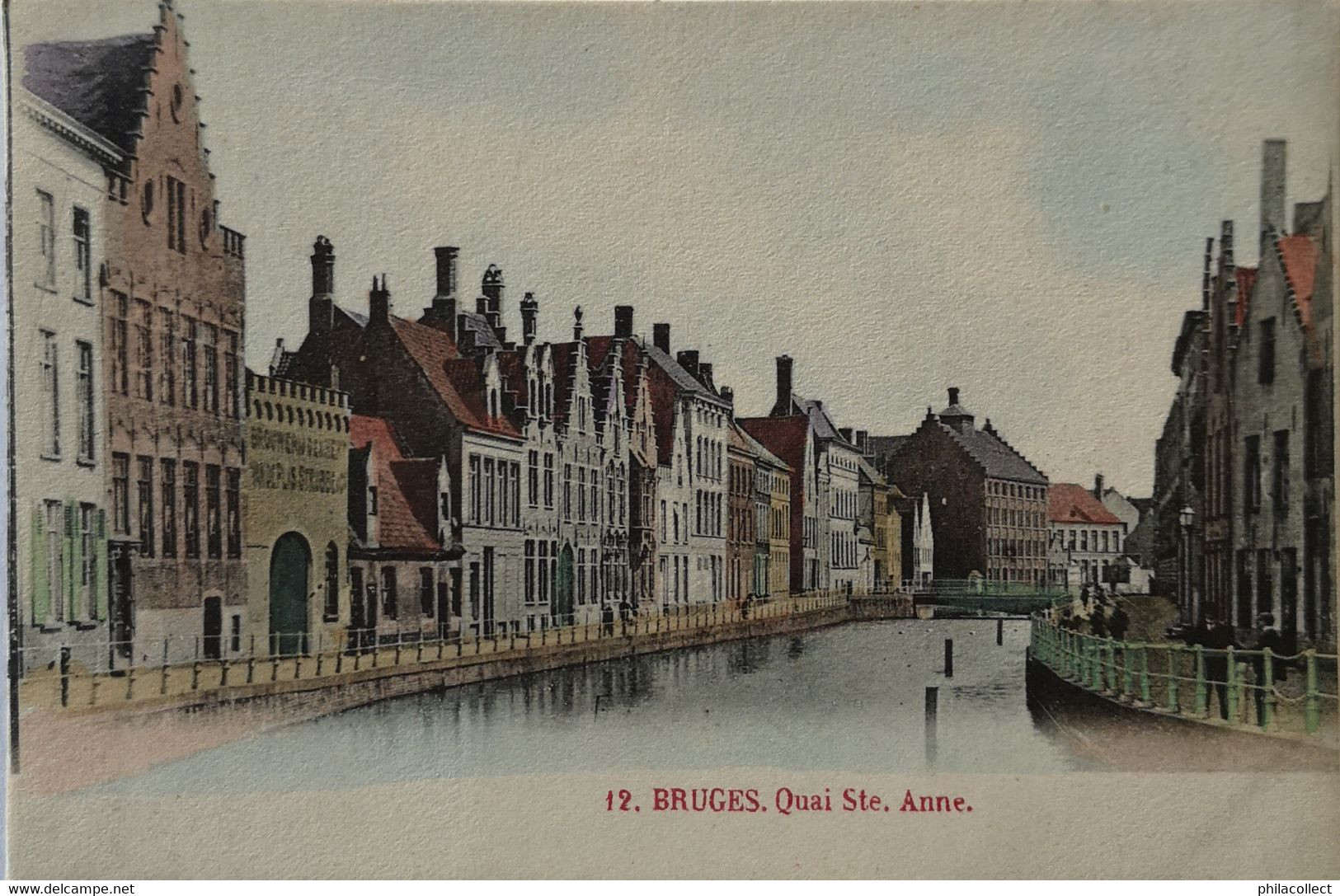 Brugge - Bruges // Quai Ste. Anne (kleur)ca 1900 - Brugge