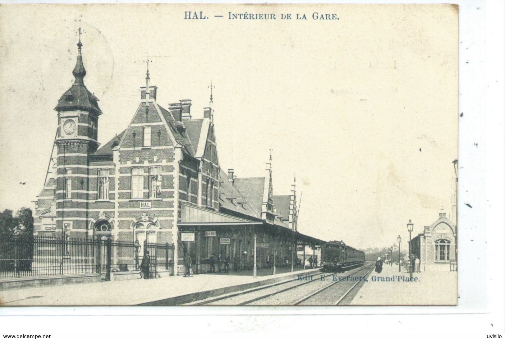 Hal Intérieur De La Gare ( Train / Trein ) - Halle