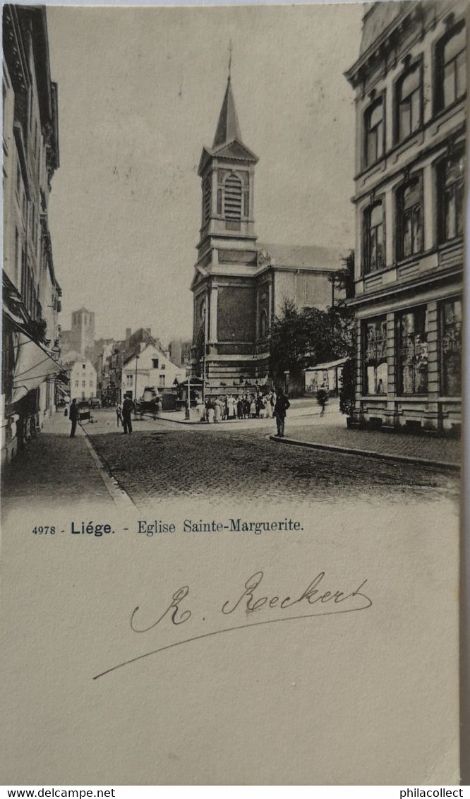 Liege // Eglise Sainte Marguerite 1903 - Liege