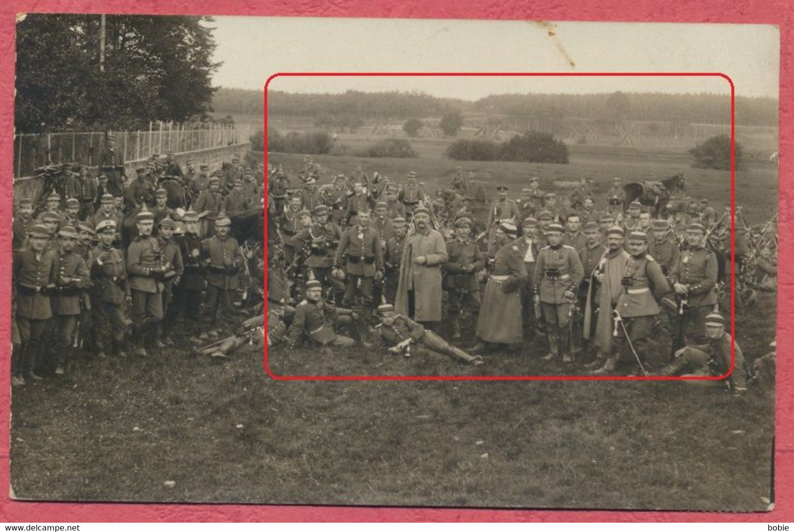 Schwabach Bayern - Foto Karte Soldaten Infanterie Regiment Vor Einem Hopfenfeld / Stempel Schwabach 12/09/1912 - Schwabach