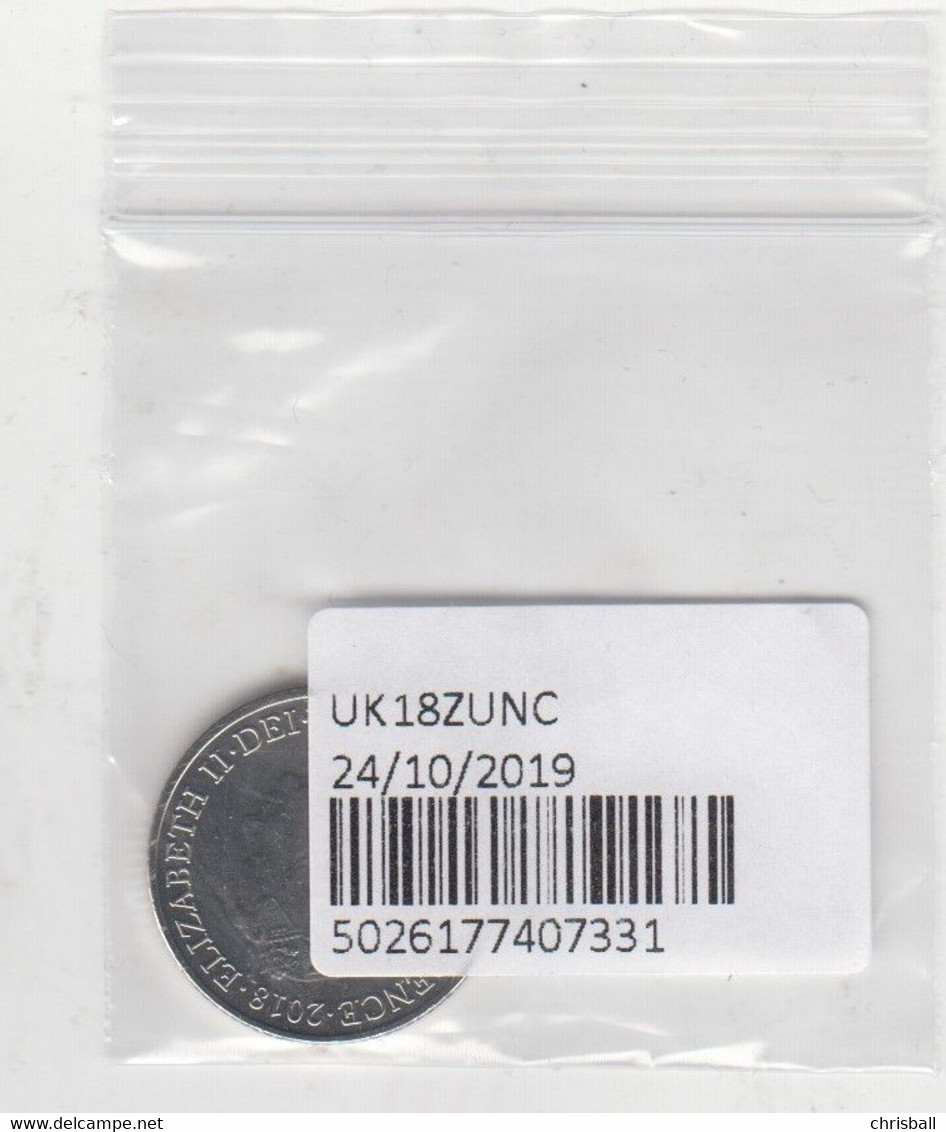 Great Britain UK 10p Coin 2018 A-Z (Z - Zebra) - 10 Pence & 10 New Pence