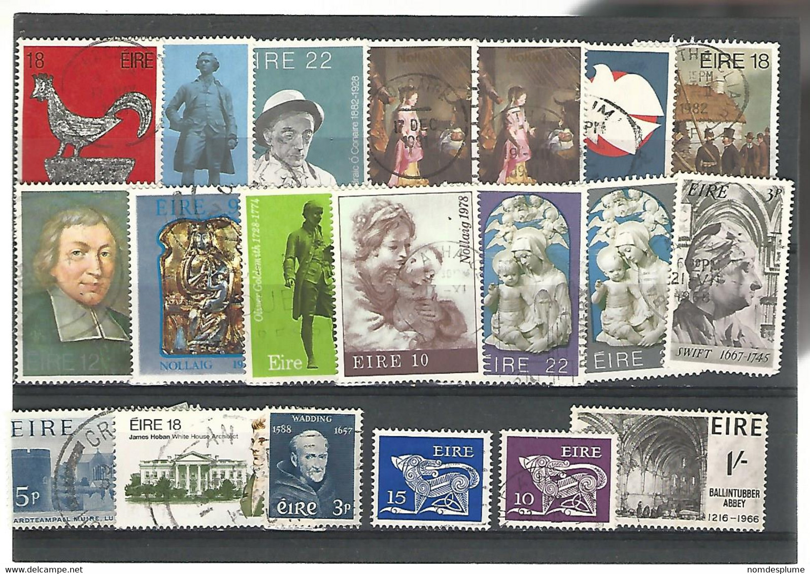 55433  ) Collection Ireland Eire Postmark - Lots & Serien