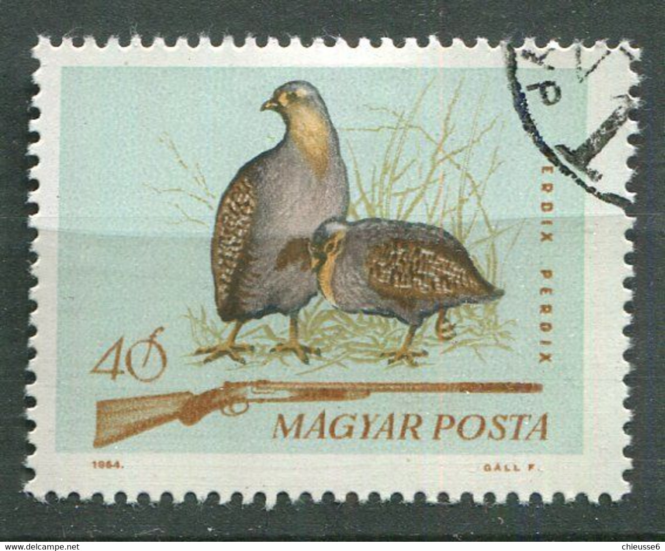 (CL 28 B - P. 37) Hongrie Ob N° 1692 - Perdrix - Grey Partridge