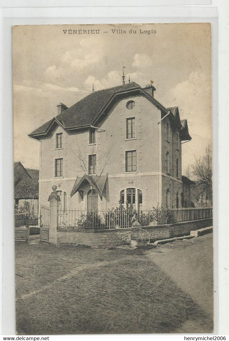 38 Isère Vénérieu Maison Villa Du Logis Vers Cremieu 1923 - Crémieu