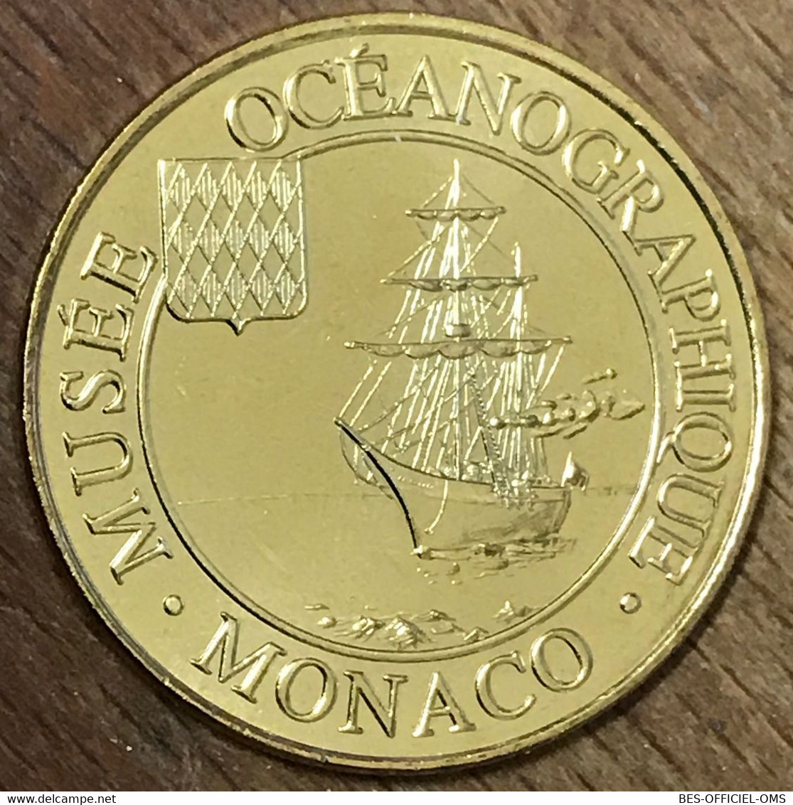 98 MONACO MUSÉE OCÉANOGRAPHIQUE N°1 LE NAVIRE MDP 2018 MÉDAILLE MONNAIE DE PARIS JETON TOURISTIQUE MEDALS TOKEN COINS - 2018