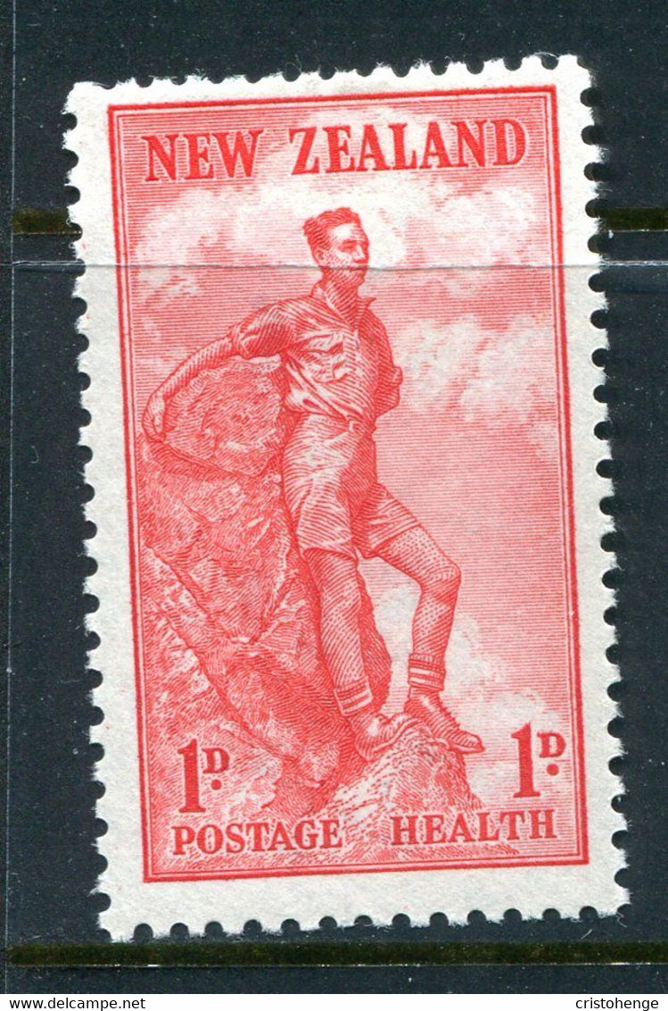 New Zealand 1937 Health - Rock Climbing HM (SG 602) - Neufs