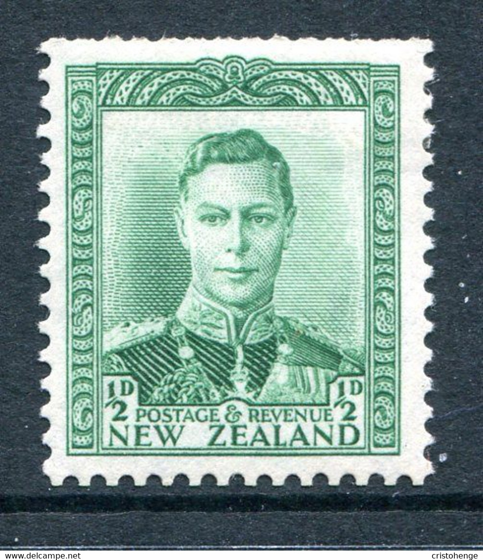 New Zealand 1938-44 King George VI Definitives - ½d Blue-green HM (SG 603) - Ungebraucht