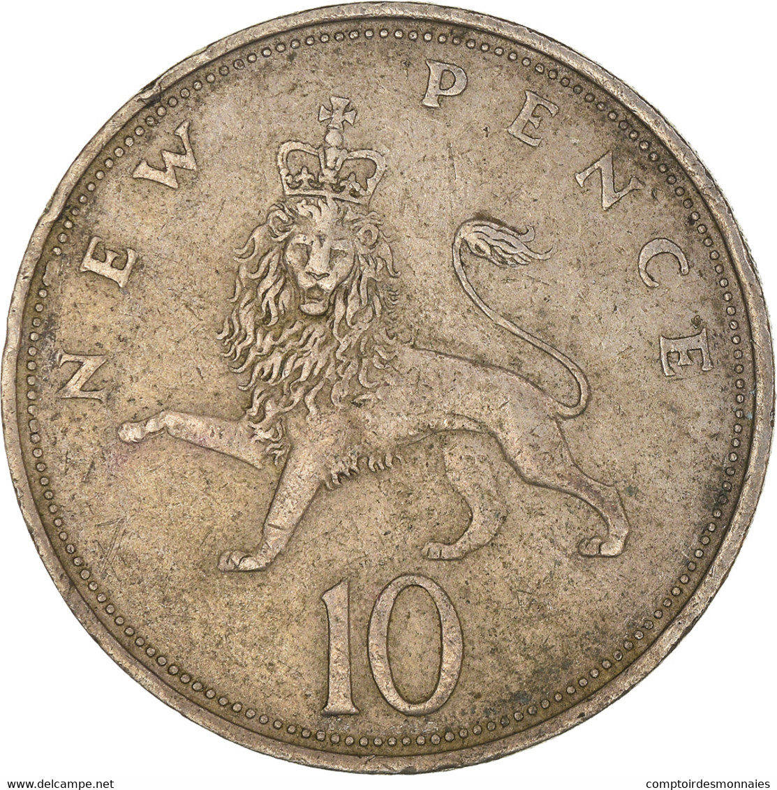 Monnaie, Grande-Bretagne, 10 New Pence, 1968 - Autres & Non Classés