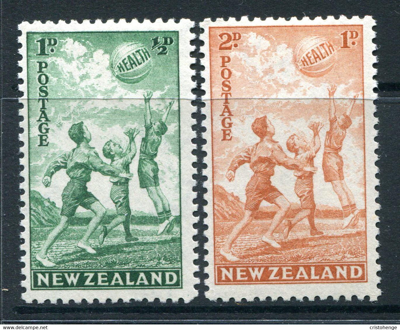 New Zealand 1940 Health - Beach Ball Set HM (SG 626-627) - Nuevos