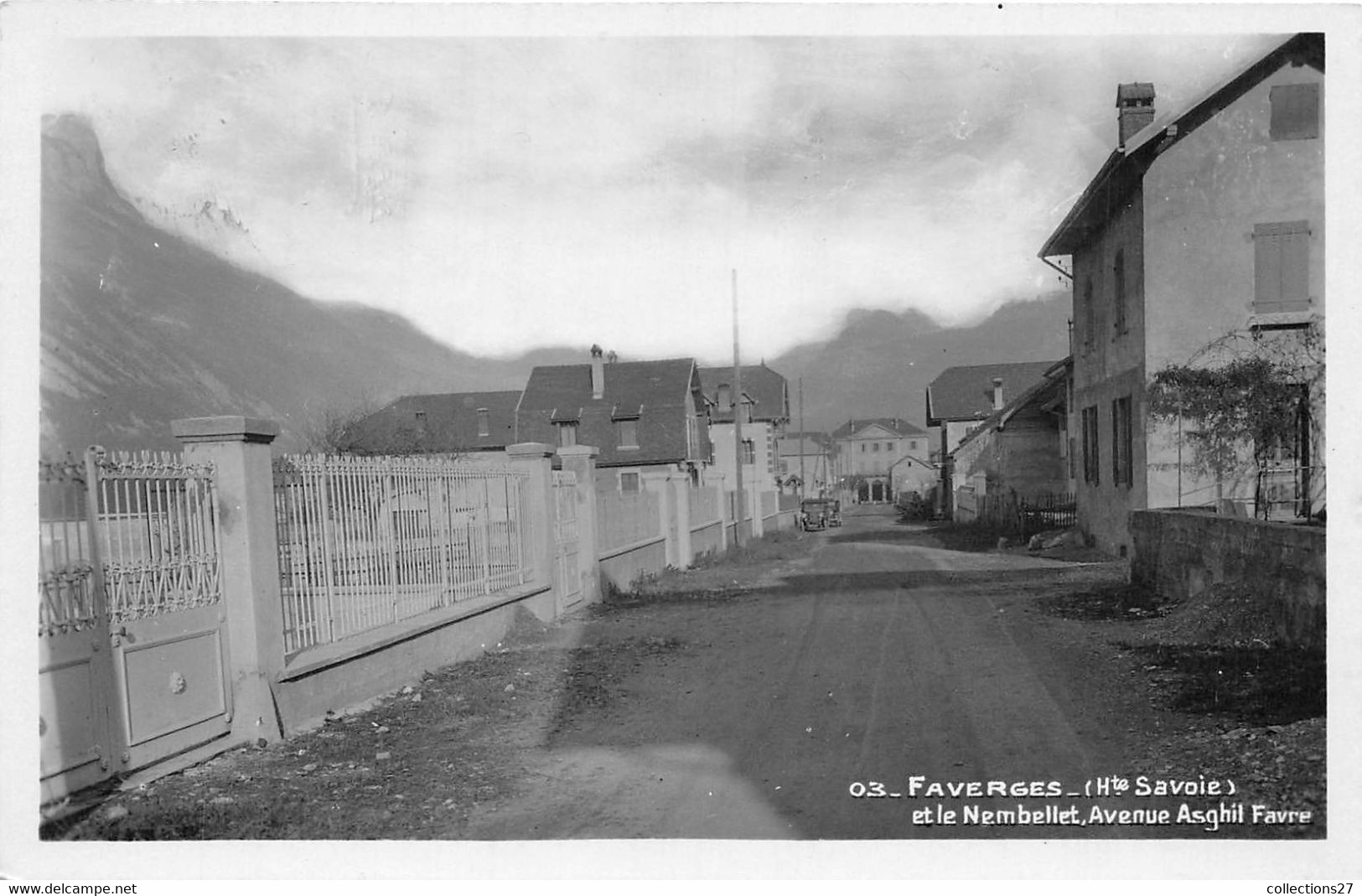 74-FAVERGES- ET LE NEMBELLET- AVENUE ASGHIL FAVRE - Faverges