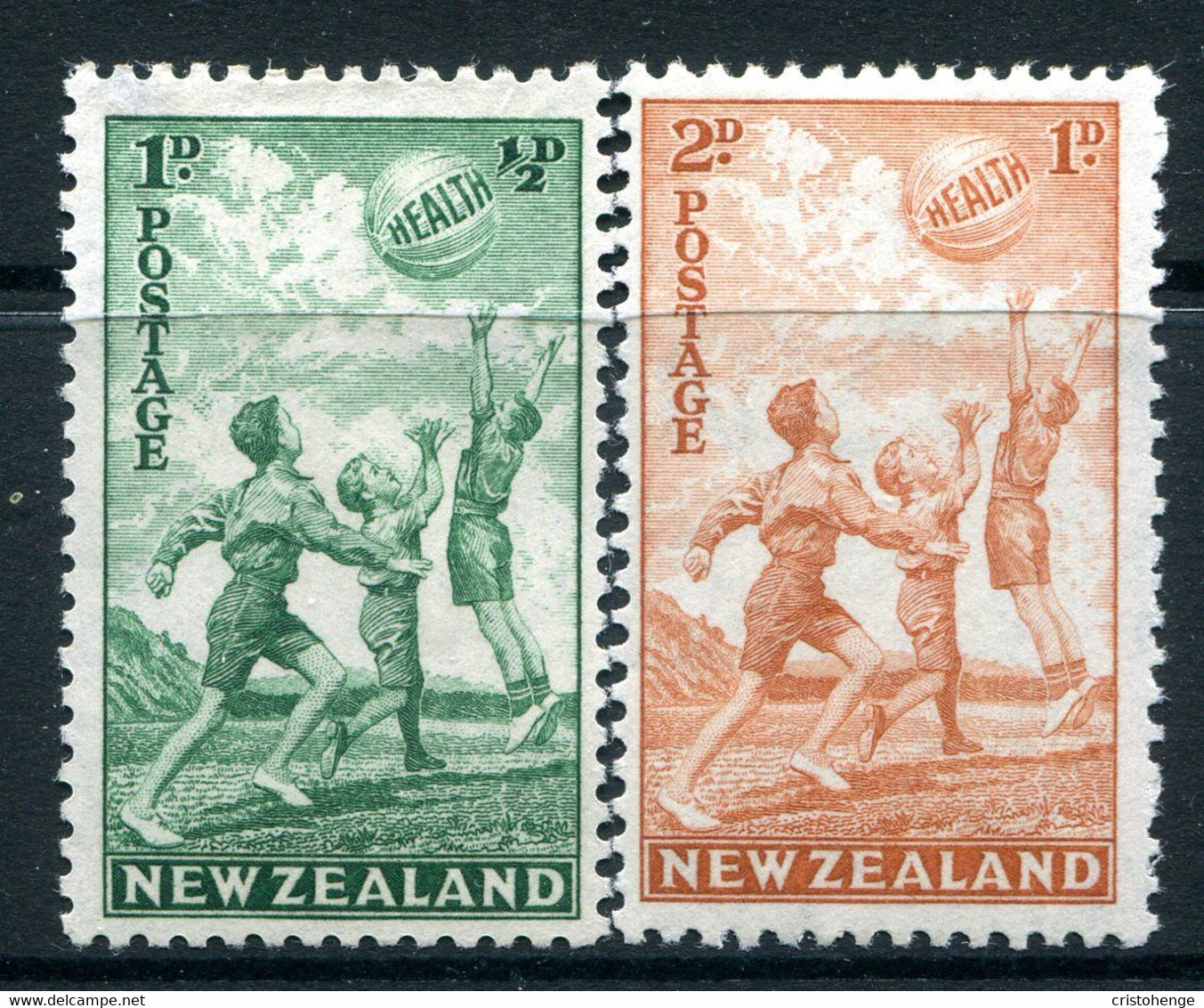 New Zealand 1940 Health - Beach Ball Set HM (SG 626-627) - Ongebruikt