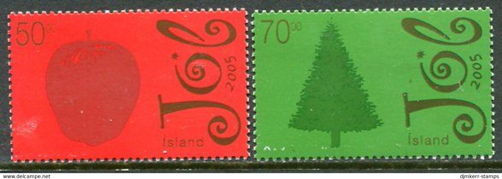 ICELAND  2005 Christmas  MNH / **.  Michel 1113-14 - Neufs