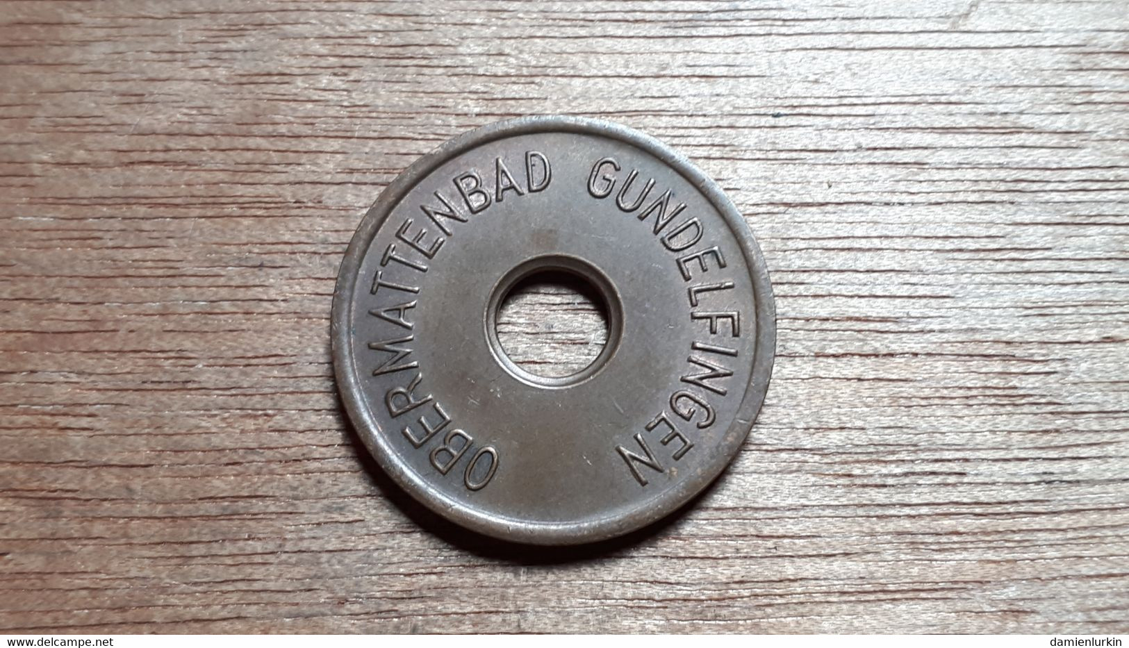 ALLEMAGNE GUNDELFINGEN OBERMATTENBAD JETON PISCINE ENFANT JUGENDLICHE 25MM 5.8GR - Firma's