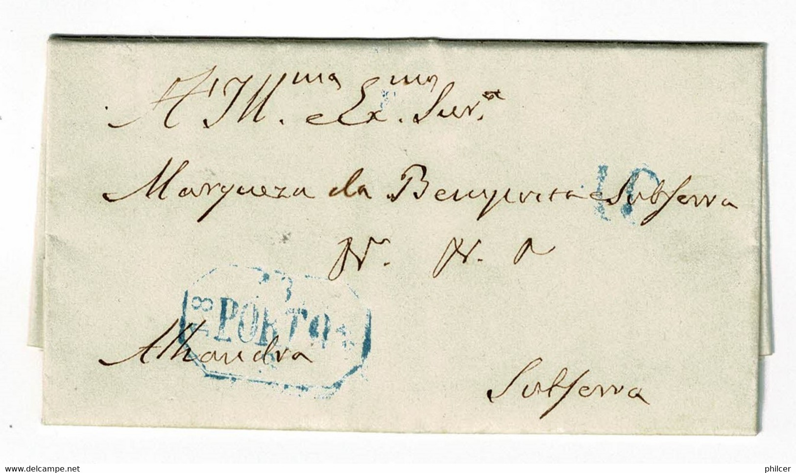 Portugal, 1843, Porto-Subserra - ...-1853 Vorphilatelie