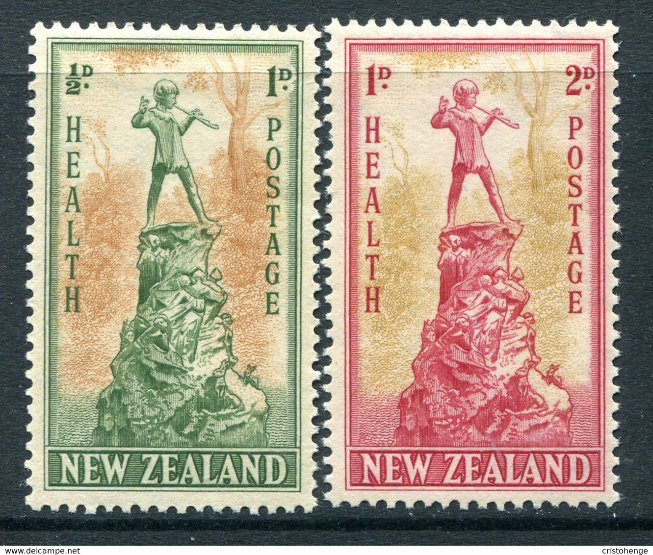 New Zealand 1945 Health - Peter Pan Set HM (SG 665-666) - Neufs
