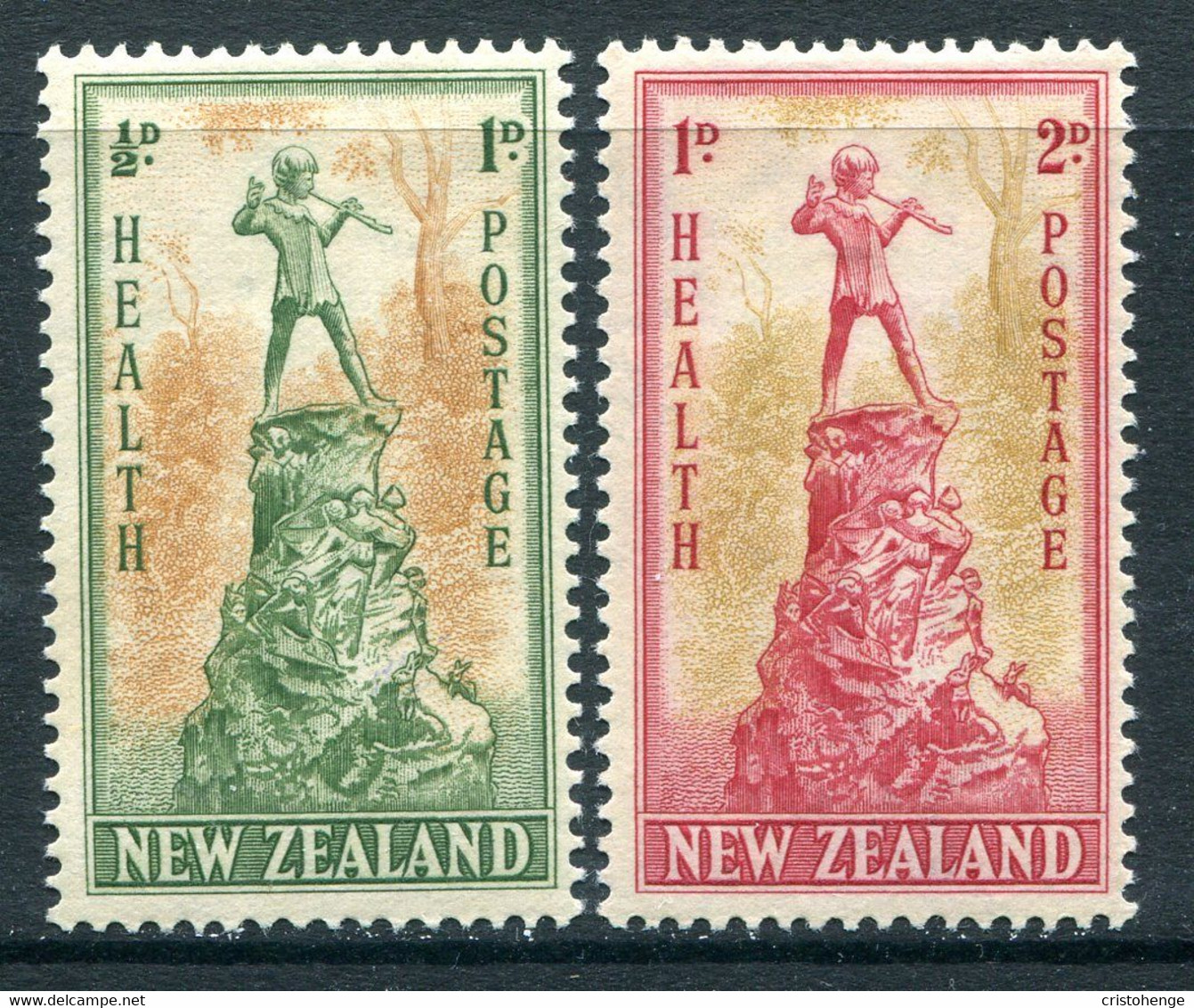 New Zealand 1945 Health - Peter Pan Set HM (SG 665-666) - Neufs