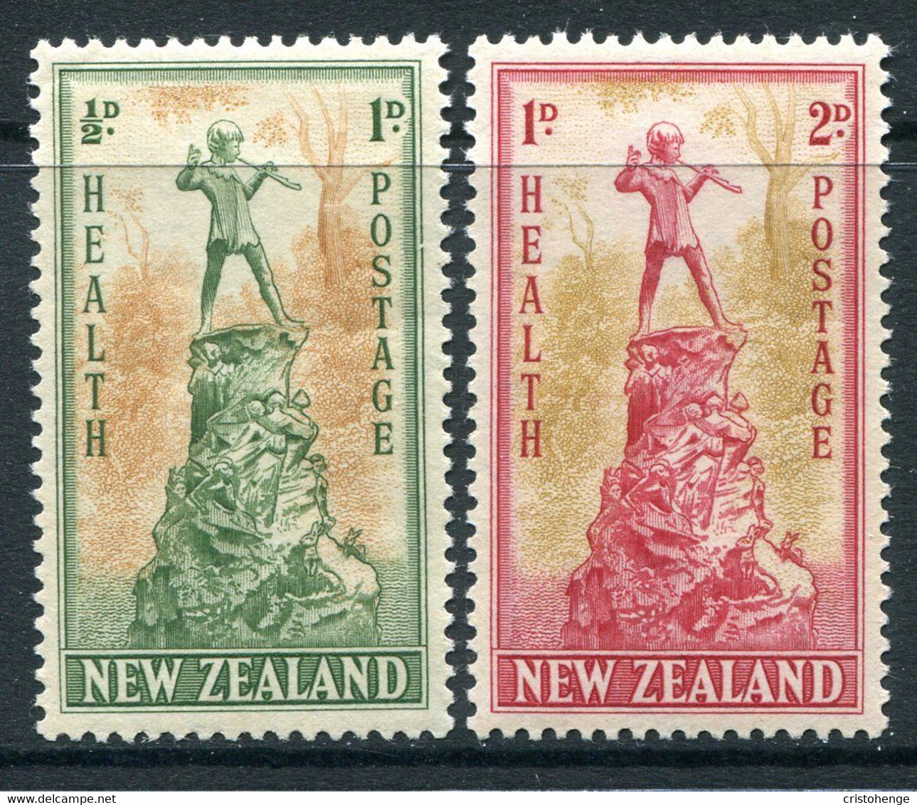 New Zealand 1945 Health - Peter Pan Set HM (SG 665-666) - Neufs