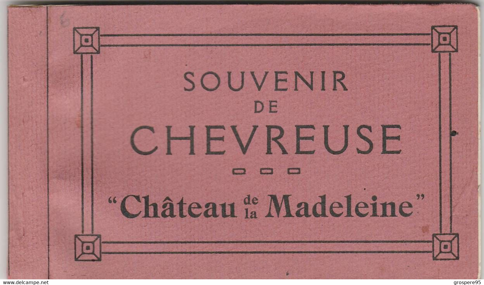 CHEVREUSE CHATEAU DE LA MADELEINE CARNET 11 CARTES - Chevreuse