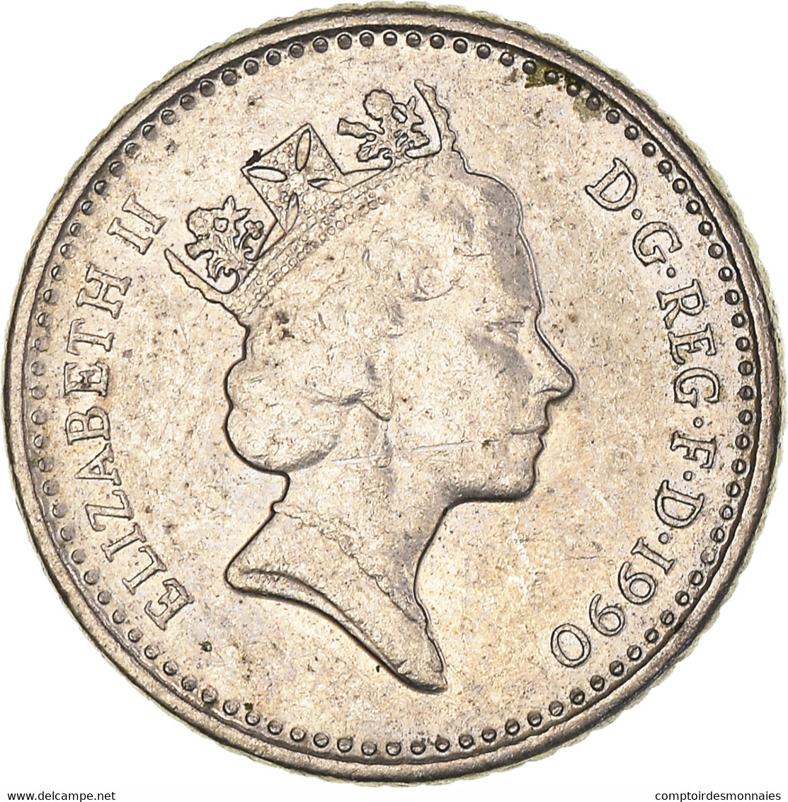 Monnaie, Grande-Bretagne, 5 Pence, 1990 - 5 Pence & 5 New Pence