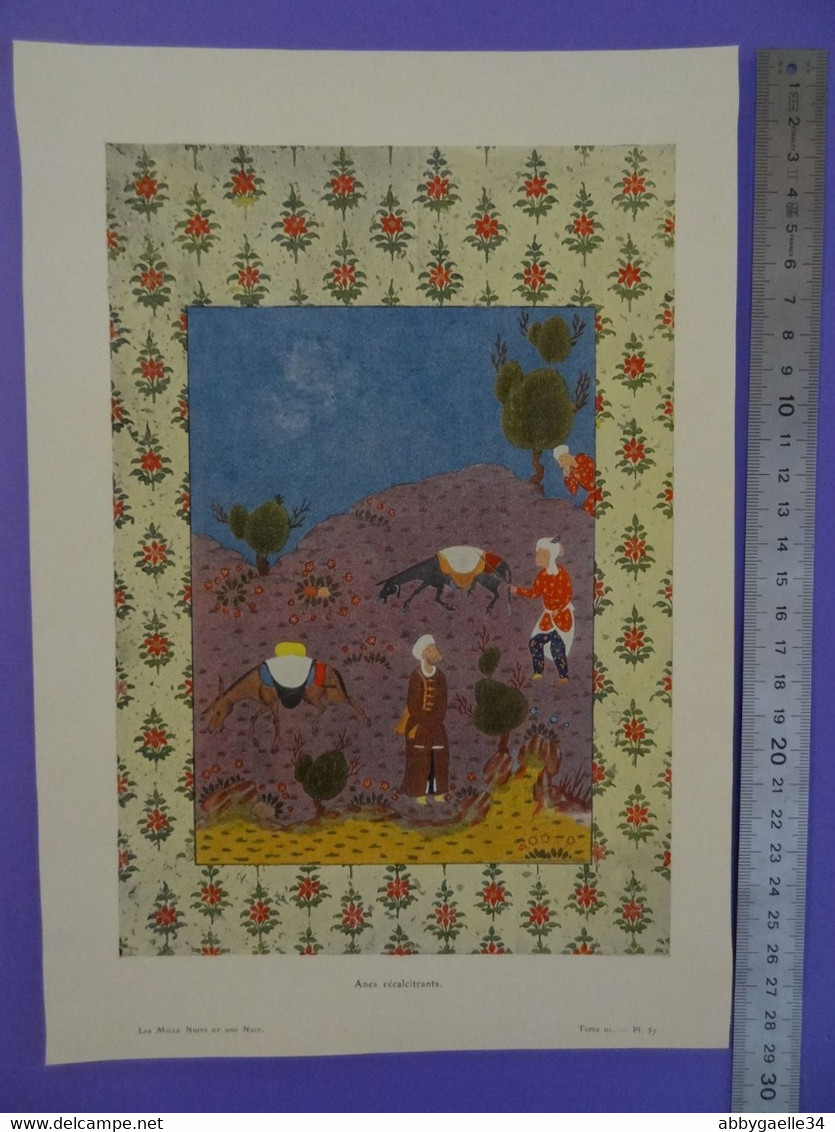 Illustration Du Conte Les Milles Et Une Nuit Costume Derviche (TIII Pl 57) - Oosterse Kunst