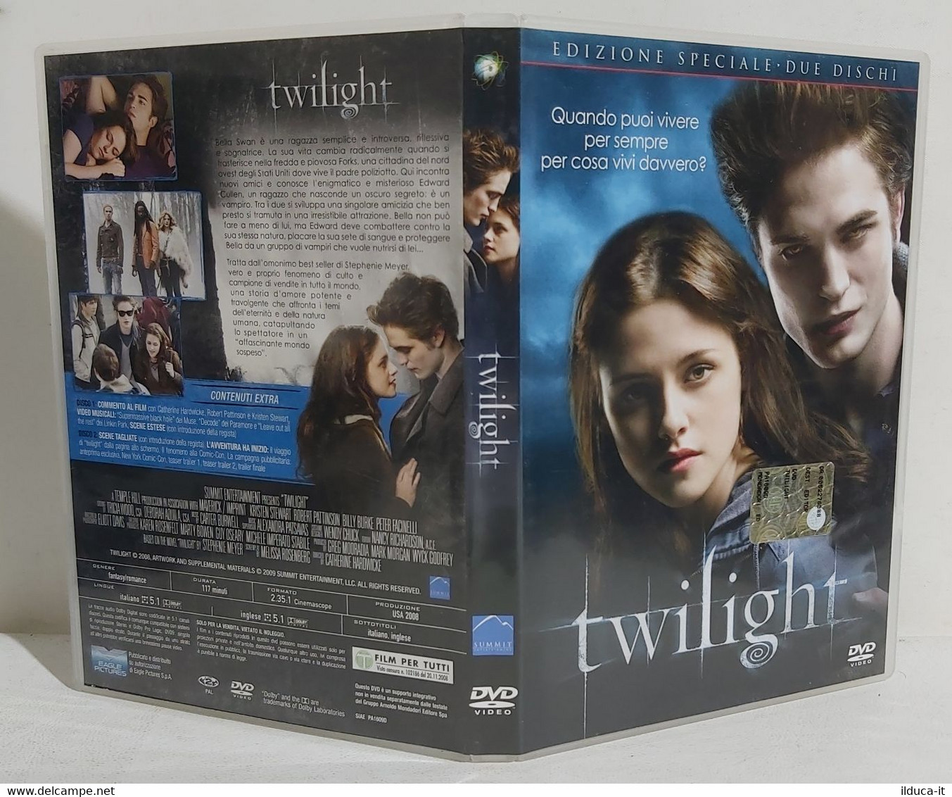 I103837 DVD Edizione Speciale 2 Dischi - TWILIGHT (2008) - Kristen Stewart - Ciencia Ficción Y Fantasía