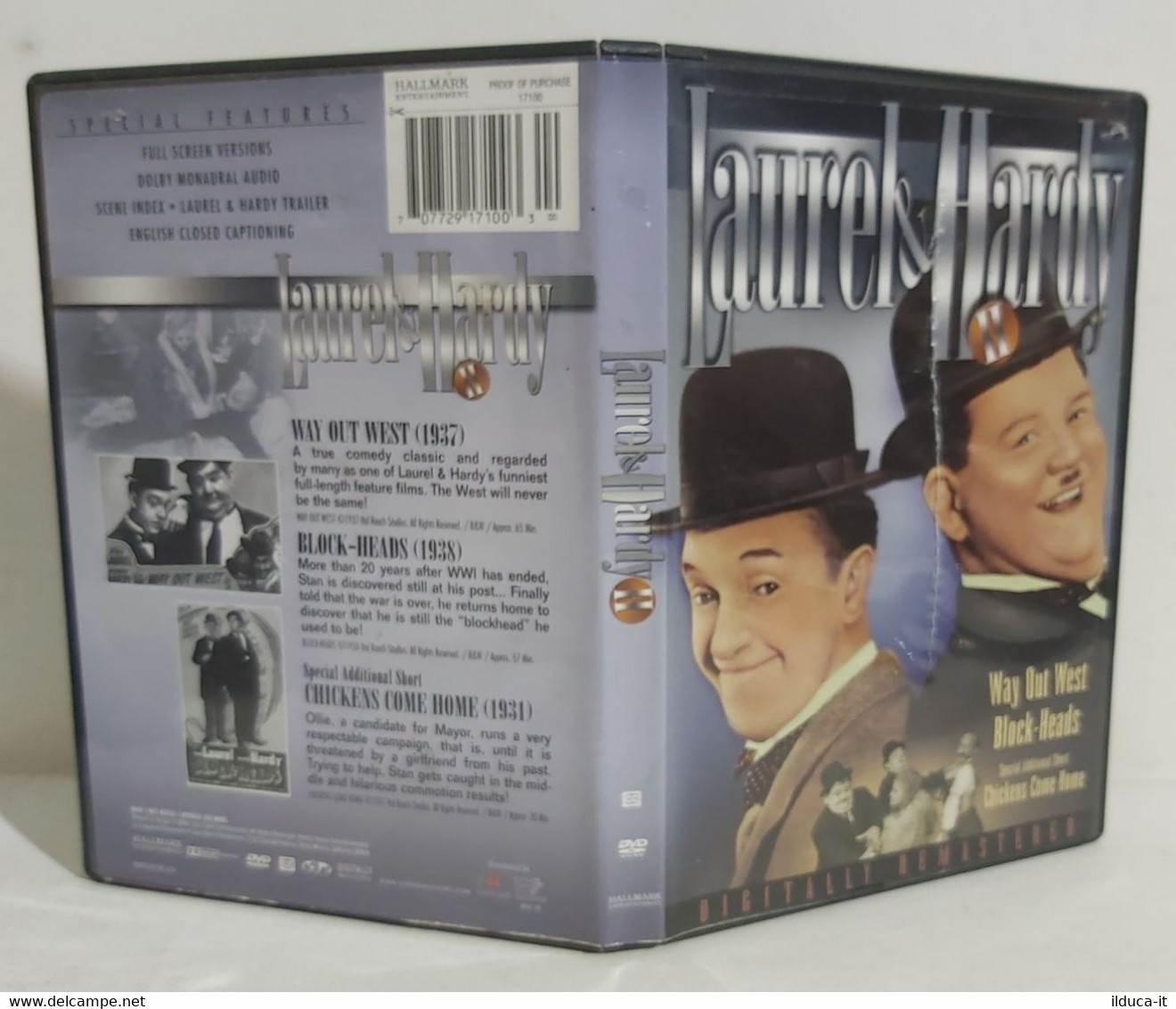 I103866 DVD - LAUREL & HARDY II - Way Out West (1937) / Block-Heads (1938) - Classiques