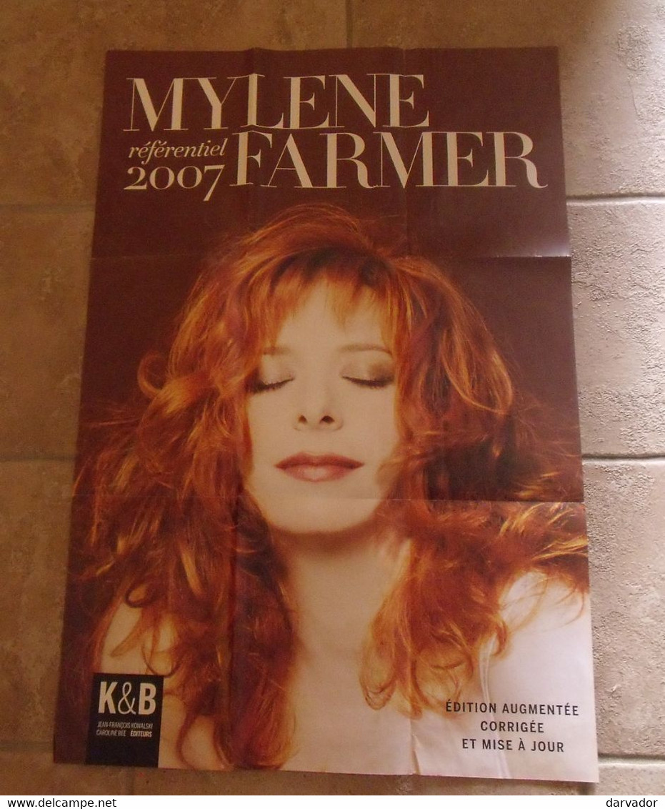 CAISSE BLEUE / Lot De 17 Posters Mylène Farmer (dans L'état) - Afiches & Pósters