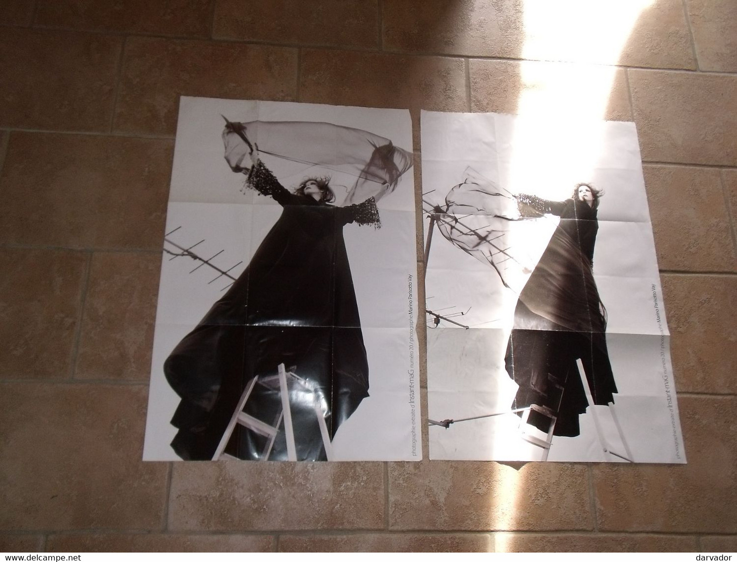 CAISSE BLEUE / Lot De 17 Posters Mylène Farmer (dans L'état) - Affiches & Posters