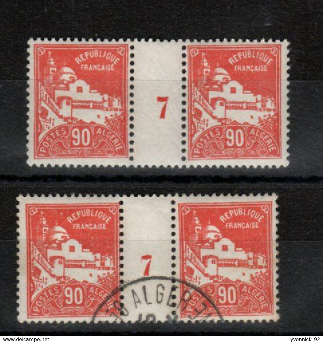 Algérie -2 Millésimes  (1927 )   N°83 1neuf 1 Oblit - Andere & Zonder Classificatie