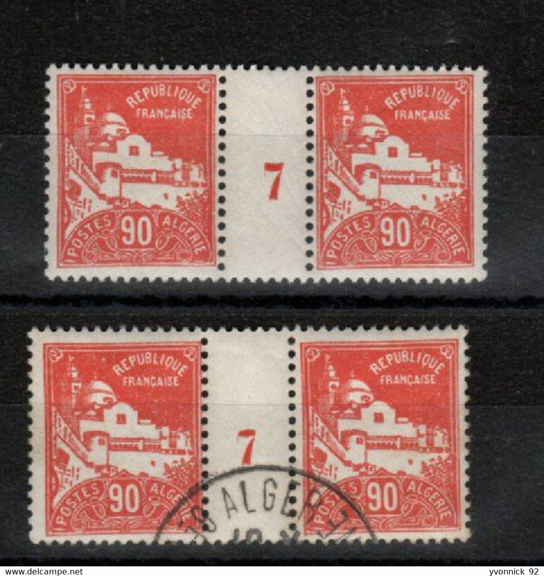 Algérie -2 Millésimes  (1927 )   N°83 1neuf 1 Oblit - Other & Unclassified